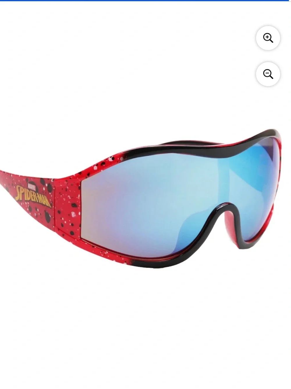 Marvel Spider-Man Kids Sports Wrap Sunglasses Red Paint Splatter